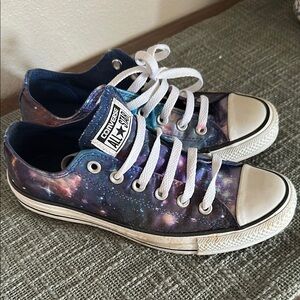 Converse Satin Galaxy Print Sneakers